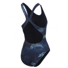 MAIÔ SPEEDO CROSS SLIM WAY - PRETO/AZUL